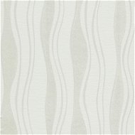 2 pcs non-woven wallpaper rolls white 0,53 × 10 m wool - Wallpaper