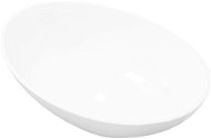 Luxury ceramic washbasin oval white 40 × 33 cm - Washbasin