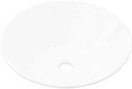 Keramické umývadlo v tvare misy – biele - Umývadlo