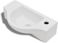 Ceramic washbasin with tap hole white - Washbasin