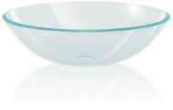 Washbasin made of tempered glass 42 cm transparent - Washbasin