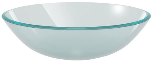 Washbasin made of tempered glass 42 cm frosted - Washbasin - Main image