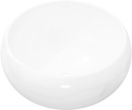 White round ceramic washbasin 40 × 15 cm - Washbasin