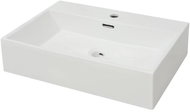 Washbasin ceramic white 60,5x42,5x14,5 cm - Washbasin