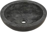 Washbasin Washbasin 40 × 12 cm marble black - Umyvadlo