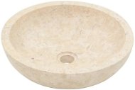 Washbasin 40 × 12 cm marble cream - Washbasin