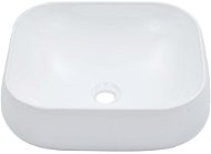 Washbasin 44,5 × 39,5 × 14,5 cm ceramic white - Washbasin