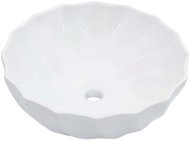 White washbasin 46 × 17 cm ceramic - Washbasin