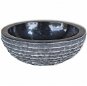 Marble washbasin 40 cm black - Washbasin