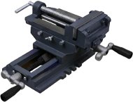 Ručně ovládaný strojní svěrák pod vrtačku křížový 127 mm - Svěrák