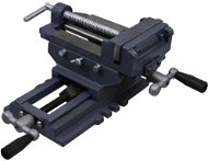 Manually operated machine vice under drill cross 150 mm - Vice