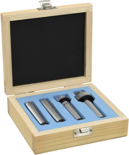Wood lathe chucks 4 pcs MT2 steel - Lathe Accessories - Main image