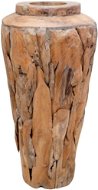 Dekorativní váza 40 × 60 cm masivní teakové dřevo - Váza