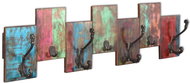 Hanger with 7 hooks solid recycled wood - Coat Hanger