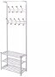 Clothes rack with shoe rack 68x32x182,5 cm white - Rack