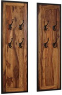 Hangers 2 pcs solid sheesham wood - Coat Hanger