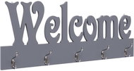 Wall hanger WELCOME grey 74 × 29,5 cm - Coat Hanger
