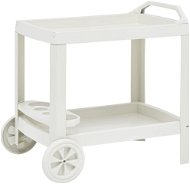 Beverage trolley white 69 × 53 × 72 cm plastic - Cart