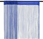 Drape String curtains, 2 pcs, 140x250 cm, blue - Závěs