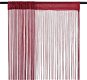Drape String curtains, 2 pcs, 100x250 cm, burgundy - Závěs