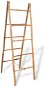 Dvojitý rebrík na uteráky s 5 priečkami bambusový 50 × 160 cm - Držiak na uteráky