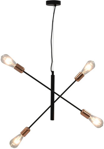 Ceiling Light Black and Copper E27 - Ceiling Light - Main image