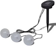 Set of 3 solar floating LED lights for water - sphere - Garden Lighting