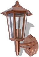 Outdoor wall lamp lantern stainless steel copper colour - Wall Lamp