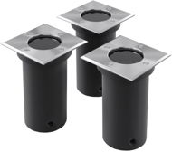 Garden ground lights 3 pcs square - Garden Lighting