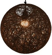 Suspension Ceiling Light Brown Spherical 35cm E27 - Ceiling Light