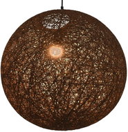 Suspension Light, Brown Spherical 55cm E27 - Ceiling Light