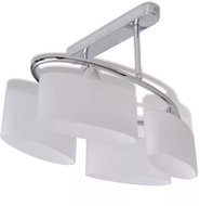 Ceiling Light with Oval Glass Shades, for 4 E14 Bulbs - Ceiling Light