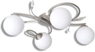 Ceiling Light Clear Leaves and Glass Shades, for 4 Bulbs G9 - Ceiling Light
