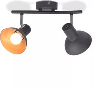 Ceiling Light for 2 Bulbs E27, Black-gold - Ceiling Light