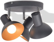 Ceiling Light for 3 Bulbs E27, Black-gold - Ceiling Light