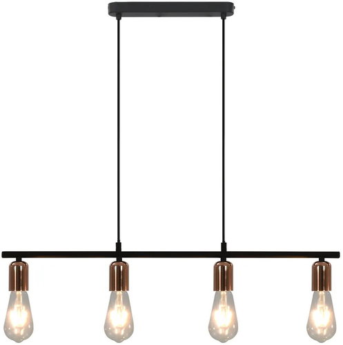 Ceiling Light Black and Copper 80cm E27 - Ceiling Light - Main image