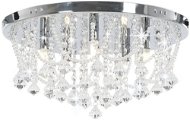 Ceiling Light Ceiling Light with Crystal Beads, Round 4 × Bulbs G9 - Stropní světlo