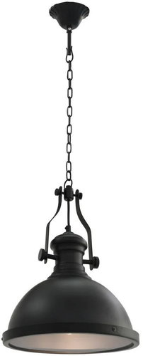 Ceiling Light, Black Round E27 - Ceiling Light - Main image