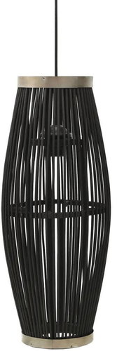 Suspension Ceiling Light Black Willow 40 W 23 × 55cm Oval E27 - Ceiling Light - Main image