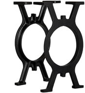 Legs for O-shaped bench 2 pcs cast iron - Furniture Legs