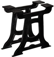 Y-shaped coffee table legs 2 pcs cast iron - Table Legs