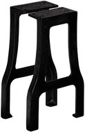 O-shaped dining table legs 2 pcs cast iron - Table Legs