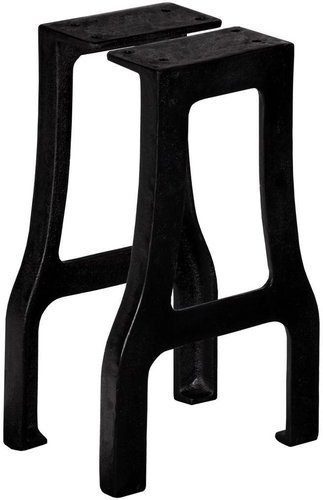 O-shaped dining table legs 2 pcs cast iron - Table Legs - Main image