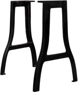 Legs for coffee table in letter shape × 2 pcs cast iron - Table Legs