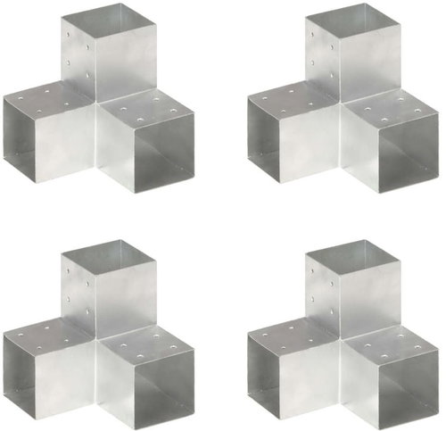 Trámová spojka 4 ks ve tvaru Y pozinkovaný kov 101 x 101 mm - Spojka - Main image