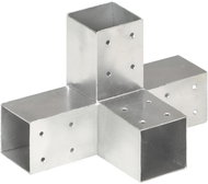 Trámová spojka ve tvaru X pozinkovaný kov 71 x 71 mm - Spojka