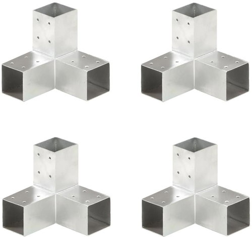 Trámová spojka ve tvaru Y 4 ks pozinkovaný kov 71 x 71 mm - Spojka - Main image