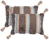 Polštáře 2 ks 40 x 60 cm bohémské vícebarevné - Polštář