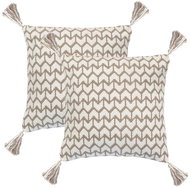 Polštáře 2 ks 45 x 45 cm bohémské hnědé - Polštář