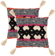 Polštáře 2 ks 45 x 45 cm bohémské vícebarevné - Polštář